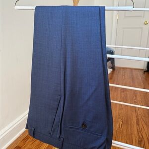 J. Crew Blue Ludlow Slim Suit Pants